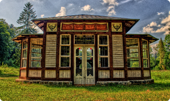 Historický pavilon v Janských Koupelích